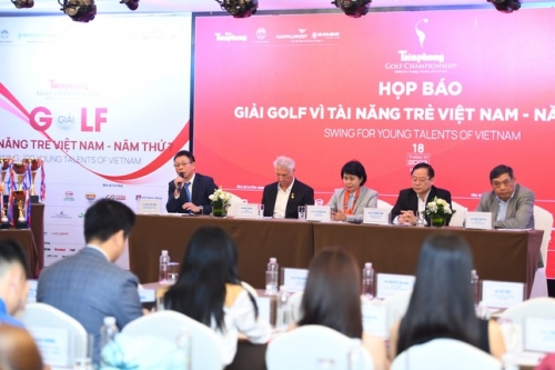 HỌP BÁO GIẢI GOLF VÌ TÀI NĂNG TRẺ VIỆT NAM NĂM THỨ 7